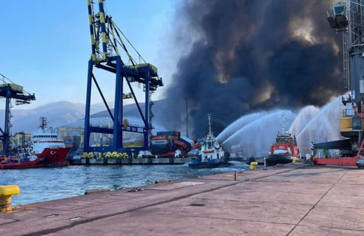 İskenderun Limanı'ndaki yangında son durum ne?