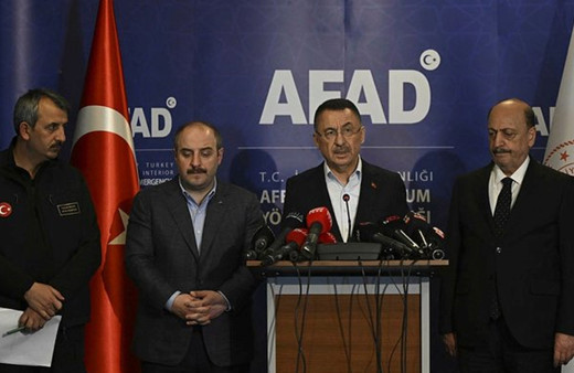 Fuat Oktay ve Bakanlardan afet bölgesinde yürütülen çalışmalarla ilgili açıklama