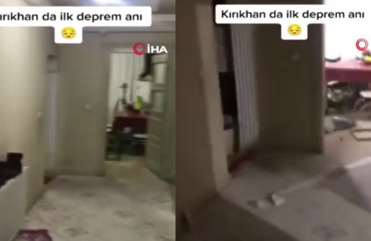Şiddetli deprem evde yakaladı! Korku dolu anlar kamerada: "Ağlama anne, baba çok pis deprem oluyor öleceğiz"