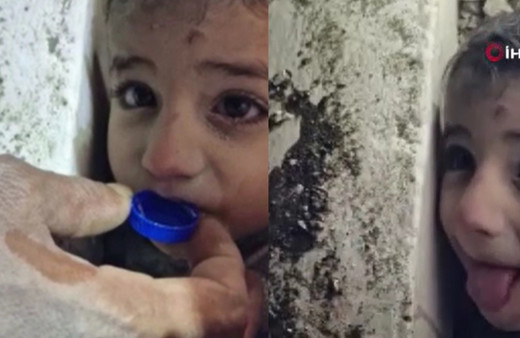 Enkaz altında şişe kapağıyla su içirdiler! Mucizenin adı Muhammed bebek: 44 saat sonra kurtarıldı!