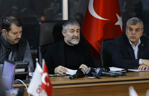 Şanlıurfa'da Bakan Nureddin Nebati'den deprem açıklaması