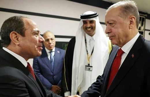 Mısır Cumhurbaşkanı Sisi'den  Cumhurbaşkanı Erdoğan'a telefon