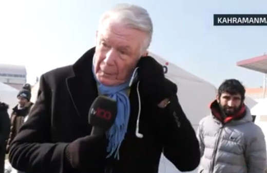 Uğur Dündar'dan Kahramanmaraş'taki çadırkente ziyaret