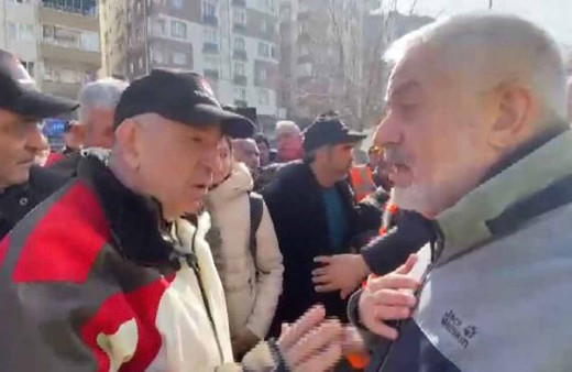 Belediye başkanı ile Ümit Özdağ deprem bölgesinde karşı karşıya geldi!