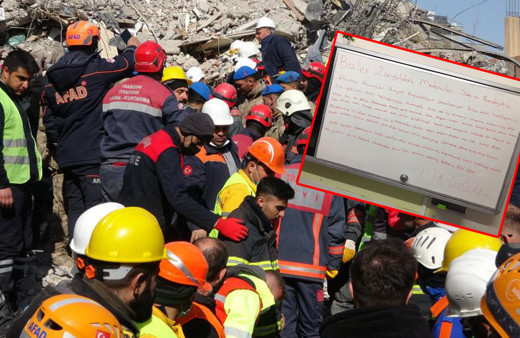 Madencilerden duygu dolu mesaj: "Mühendis olun, sağlam binalar yapın"