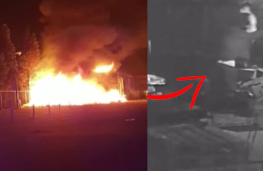 PKK yandaşları depremzedeler için toplanan yardımları kundakladı