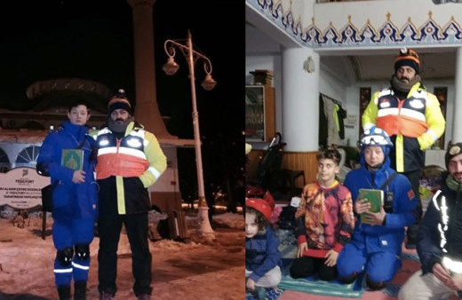 Çinli arama kurtarma personeli Müslüman oldu