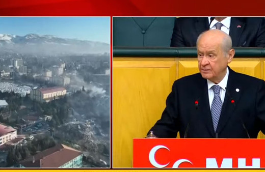 Devlet Bahçeli'den Kahramanmaraş depremleriyle ilgili açıklamalar 'devlet yok' diyenlere sert sözler