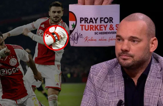 Sneijder duyurdu depremzedeler için 17 takım katıldı Ajax reddetti