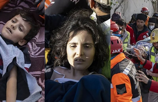 228. saatte gelen mucize! Hatay'daki enkazdan anne ve iki çocuğu sağ kurtarıldı