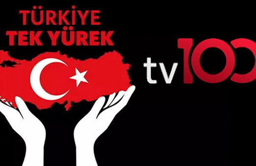 "Türkiye Tek Yürek" kampanyası! TV100, haber kanalları arasında tek oldu