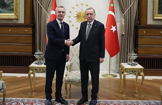 Cumhurbaşkanı Erdoğan, NATO Genel Sekreteri Stoltenberg ile görüştü