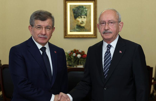 CHP lideri Kemal Kılıçdaroğlu Ahmet Davutoğlu ile görüştü