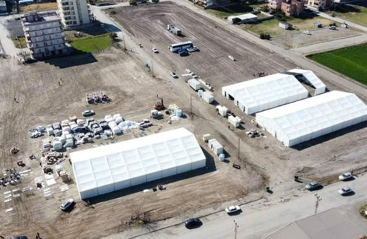 Katar deprem sonrası kolları sıvadı Hatay'da kuruluyor