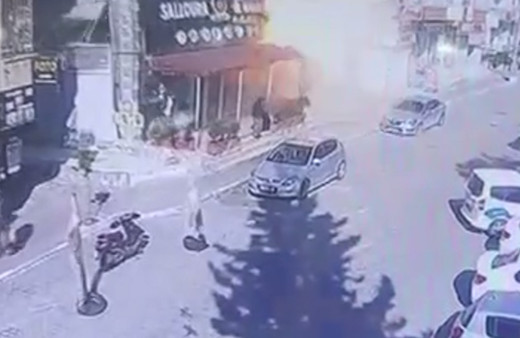 Ortalık bir anda savaş alanına döndü! Şanlıurfa'daki doğalgaz patlamasının görüntüsü