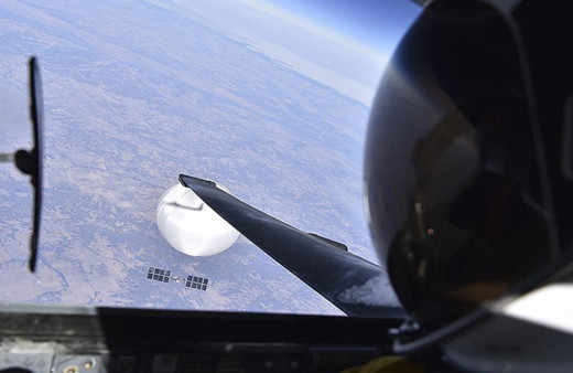 ABD, Çin'e ait 'casus balonun' vurulmadan önceki fotoğrafını paylaştı 