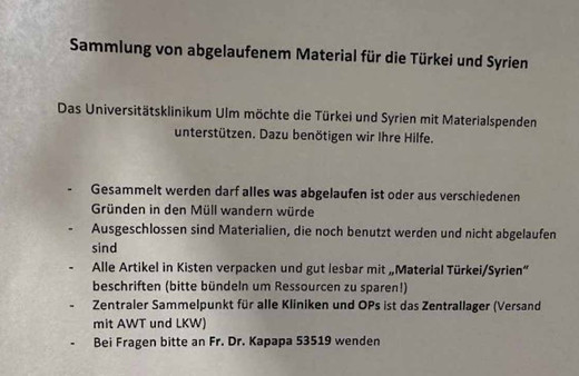 Almanya'daki hastaneden yapılan duyuru Türk vatandaşların tepkisini çekti