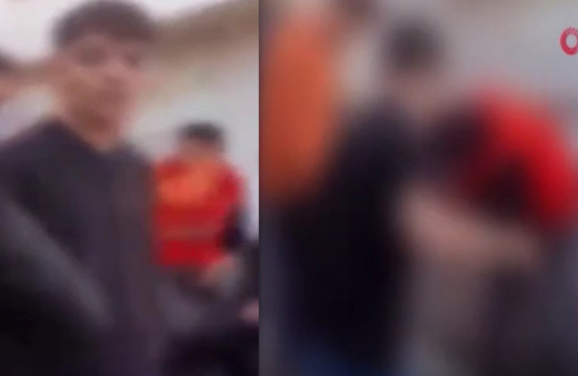 Öğrenciler dehşet saçtı: "Yapma abi" dedi ama tekme, tokat dövüp kameraya aldılar!