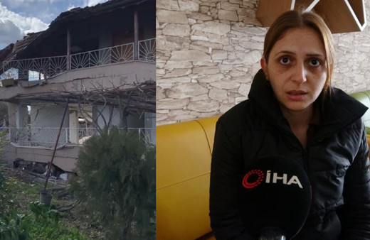 Depremzede kadın korku dolu anları gözyaşları içinde anlattı: "Evin içine bomba düşmüş gibiydi"