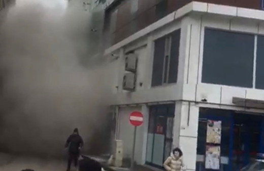 Elbistan'da deprem anı! Her yer bir anda toz bulutu kapladı! 'Kaçın' çığlıkları...