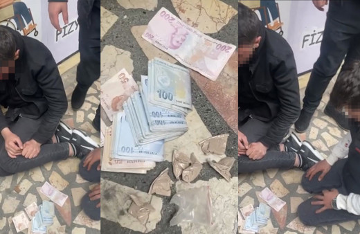 İstanbul Şişli'de torbacıları önce döve döve konuşturdular sonra polise teslim ettiler