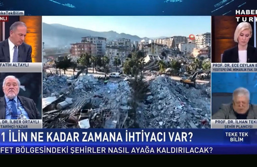 Fatih Altaylı'nın konuğu canlı yayında koltuktan düştü Fatih Altaylı güldü!