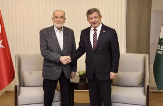 Temel Karamollaoğlu, Ahmet Davutoğlu'nu ziyaret etti