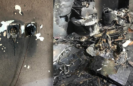 Aynı anda şarj edilen 3 cep telefonu yangın çıkardı! Dairenin pencereleri de patladı