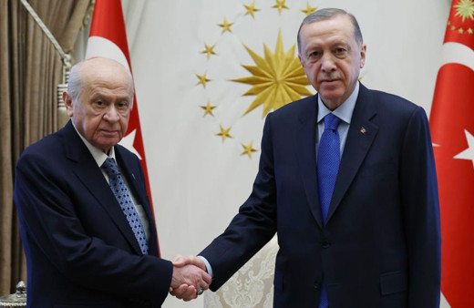 Cumhurbaşkanı Erdoğan ve MHP lideri Devlet Bahçeli, Beştepe'de bir araya geldi gündemde iki konu var