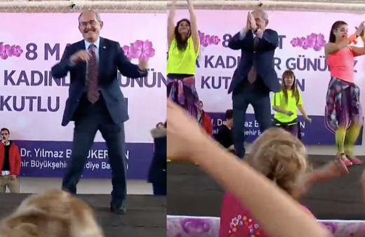 Yılmaz Büyükerşen'in zumba yaptığı anlar yeniden sosyal medyanın diline düştü