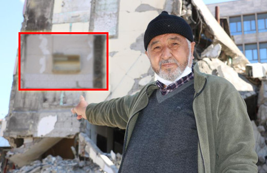 Depremde taş taş üstünde kalmadı! Yıkılan binada görenleri hayrete düşüren manzara: Biri bile kırılmamış!