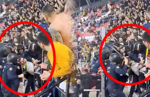 Sevilla Fenerbahçe maçında skandal! İspanyol polisi Fenerbahçeli taraftarlara saldırdı
