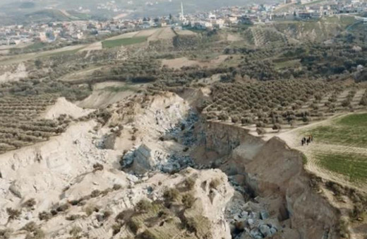 Depremin büyüklüğü drone kamerasında! Kilometrelerce uzanan fay kırığı dehşete düşürdü