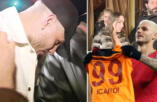 Geceyi 3 güzelle birlikte geçirdi! Mauro Icardi kaçarken düşürdü taraftar da alıp kaçtı
