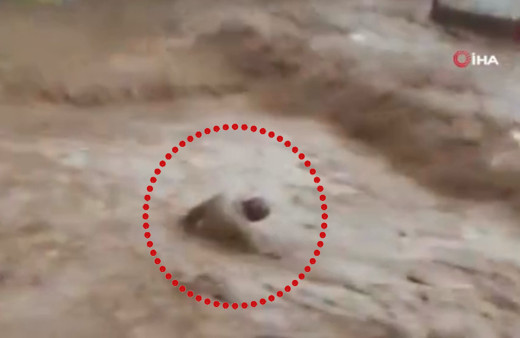 Şanlıurfa'yı sel vurdu! Sulara kapılan adam böyle sürüklendi: Korku dolu anlar kamerada!