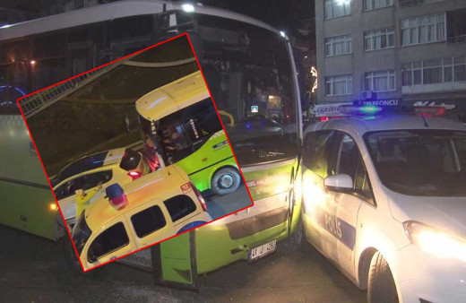 İstanbul'da hareketli dakikalar! Midibüs şoförü dur ihtarına uymadı, ekipler ateş açtı