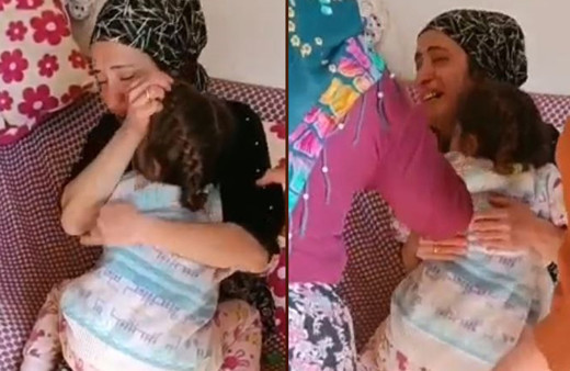 Babadan alınıp anneye götürülen çocukların gözyaşları yürekleri dağladı