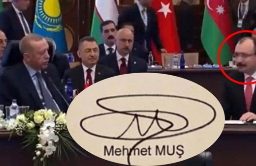 Fatih Altaylı'dan Mehmet Muş'un imzasıyla ilgili şok yorum! İlkokul 1 öğrencisi atar fırçayı hak ediyor