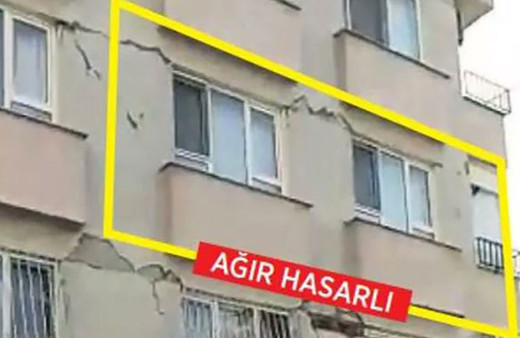 Rezalete bak! Bir ve beşince kata 'az hasarlı', üçüncü kata 'ağır hasarlı' raporu verildi