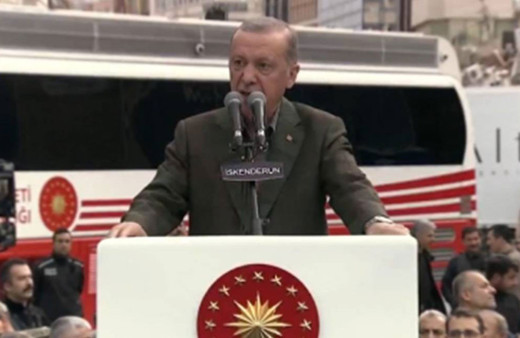 Cumhurbaşkanı Erdoğan: Terör örgütüyle kucak kucağa yürüyenlere 14 Mayıs'ta dersini verin