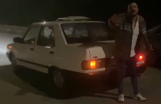 Bursa'da Tofaş'çı genç drift attı, 20 bin TL ceza yedi... O anlar kamerada