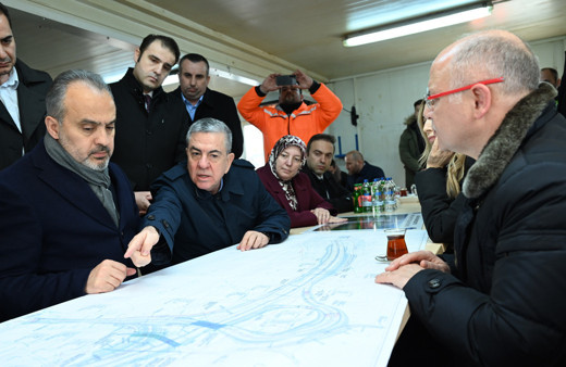 Bursa'da DOSAB Kavşağı düğümü de çözülüyor