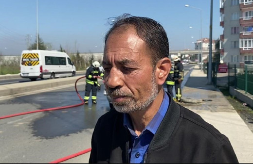 Takas yoluyla aldığı yeni otomobili 10 dakika sonra yanarak kül oldu