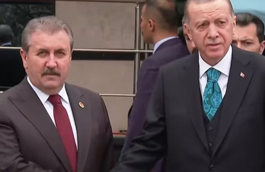 Cumhurbaşkanı Erdoğan BBP Genel Başkanı Destici'yi ziyaret etti