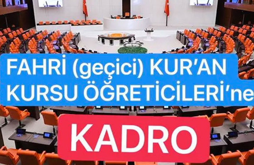 BBP lideri Mustafa Destici Fahri Kur'an Kursu öğreticilerinin kadro talebini Cumhurbaşkarı Erdoğan'a iletti