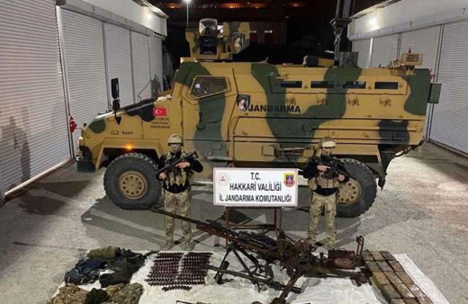 Eren Abluka Sonbahar Kış-5 operasyonu çerçevesinde 4 terörist etkisiz hale getirildi