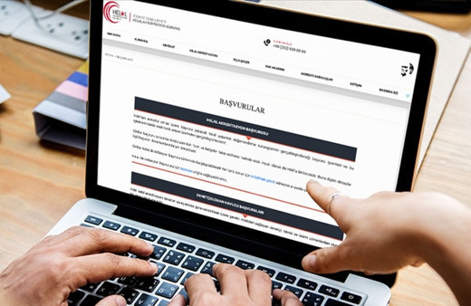 Helal belgesi olmayan işletmelerin kullandığı yazılar için uyarı