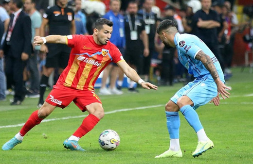 Trabzonspor-Kayserispor maçı özet ve golleri
