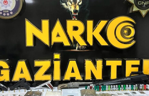 Gaziantep’te narkotik operasyonu: 23 gözaltı