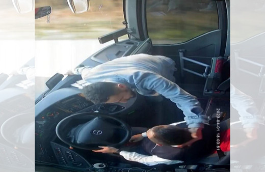 Samsun'da yolcu otobüsü kaçırıldı